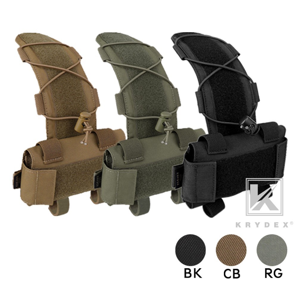 KRYDEX  Helmet Counterweight Pouch Helmet Battery Pouch Cord Lock Retainer