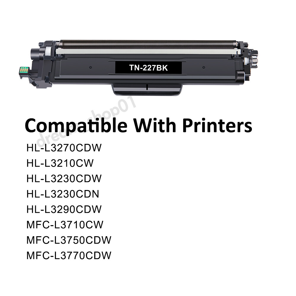 TN227 Toner High Yield For Brother MFC-L3770CDW HL-L3270CDW HL-L3290CDW LOT
