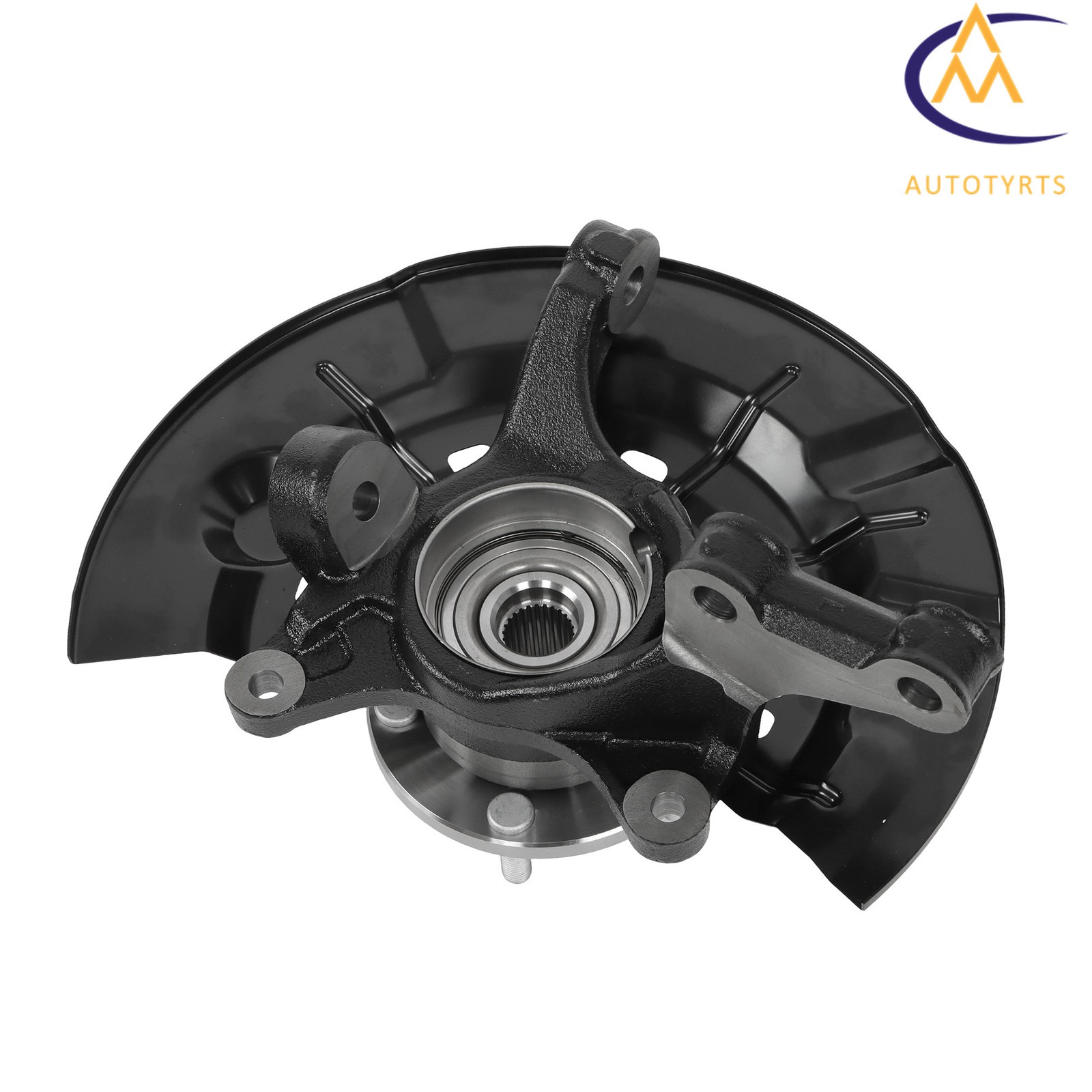 Front Left Steering Knuckle+Wheel Hub Bearing For Toyota Camry 2012 2013 - 2017