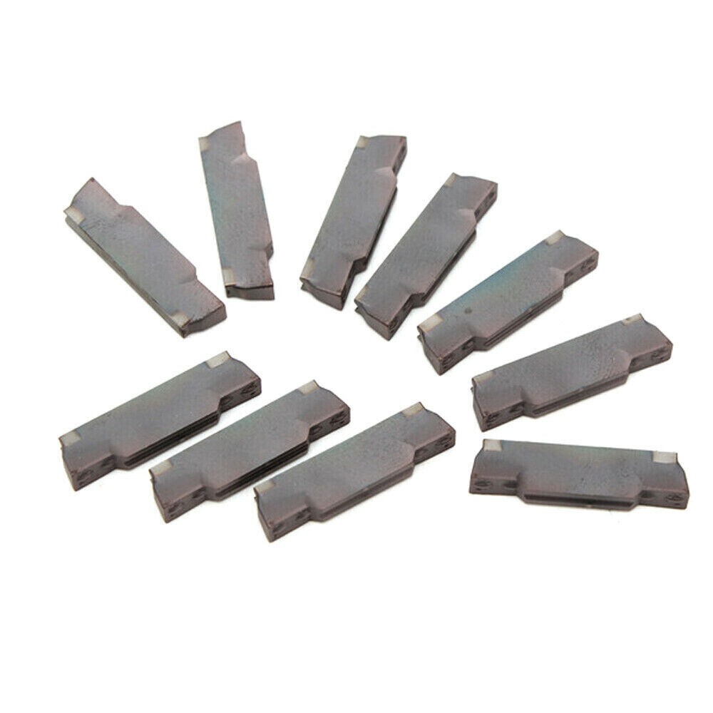 Lathe Cut-Off Grooving Parting Tool Holder+ 10pcs MGMN300 Insert Blades + Wrench