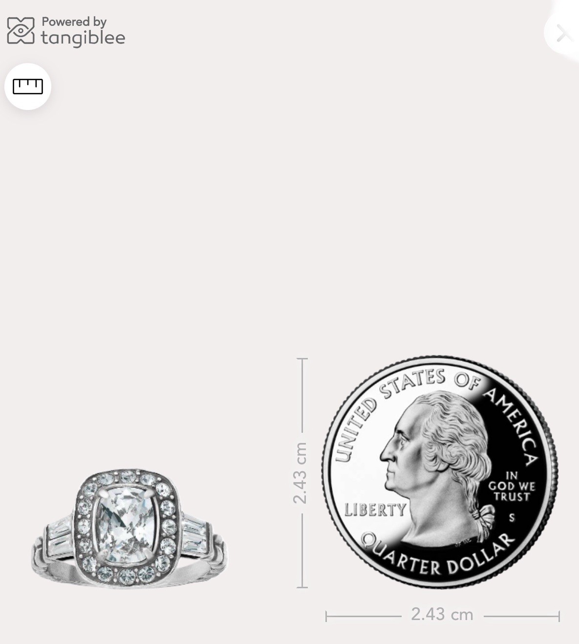 Brighton REINA Ring Pink Size 9 NWT List $78 Rare Find!