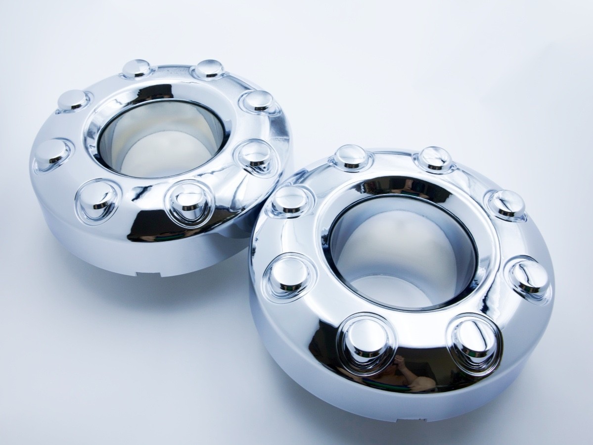 2PC 2017-2026 Super Duty F350 17" Wheel Cap Cover DRW Front Replace HC3Z-1130-AA