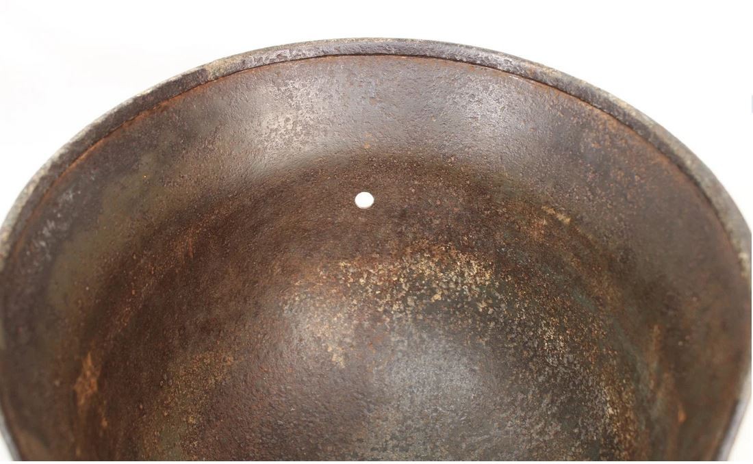 Original WW2 German Heer Single Decal Helmet Shell Size 64