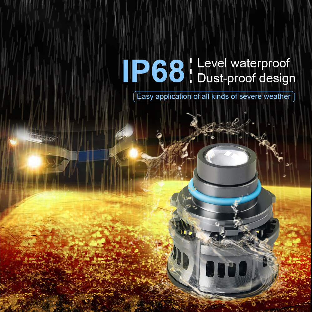 2X H11 LED Laser Headlights Bulb Ice Blue White Yellow Projector Auto Fog Lights