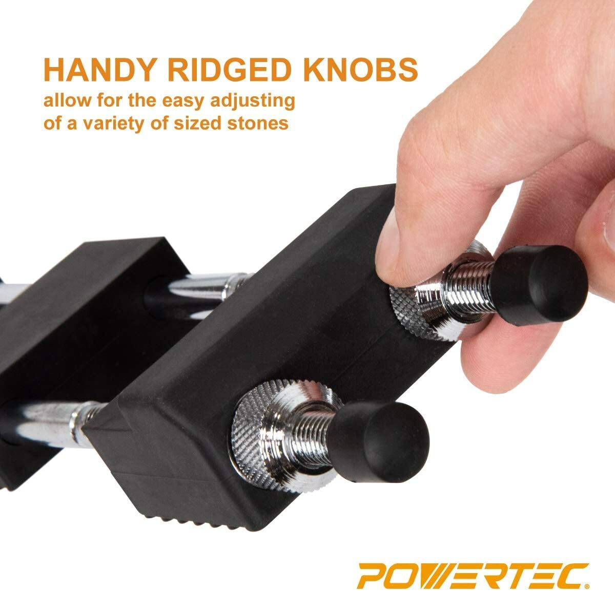 POWERTEC 5-1/2 to 9 inch Sharpening Stone Holder Double-Sided (71013)