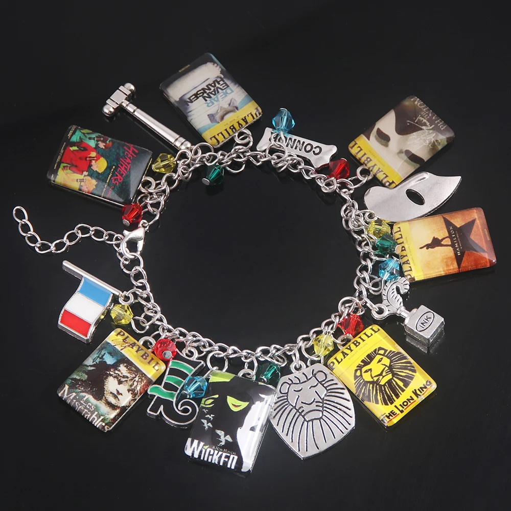Classical Musicals Hamilton Bracelet Pendant Enamel Bracelet Fans Gifts