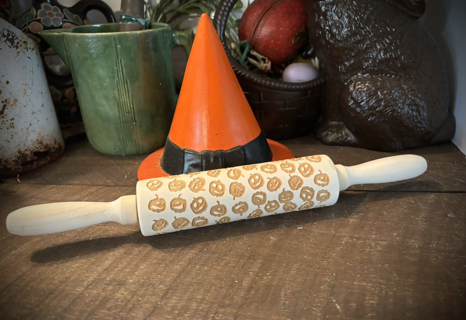 TINY Jadeite Green Glass Chicken Hen on Nest set only 2 1/2" EXC COND