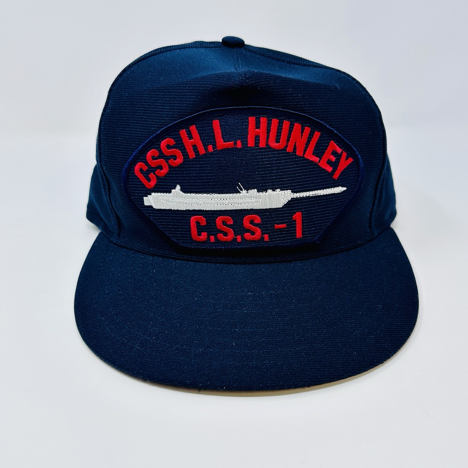 NEW Confederate Navy Submarine CSS HL Hunley CSS-1 Ballcap Hat MADE IN USA