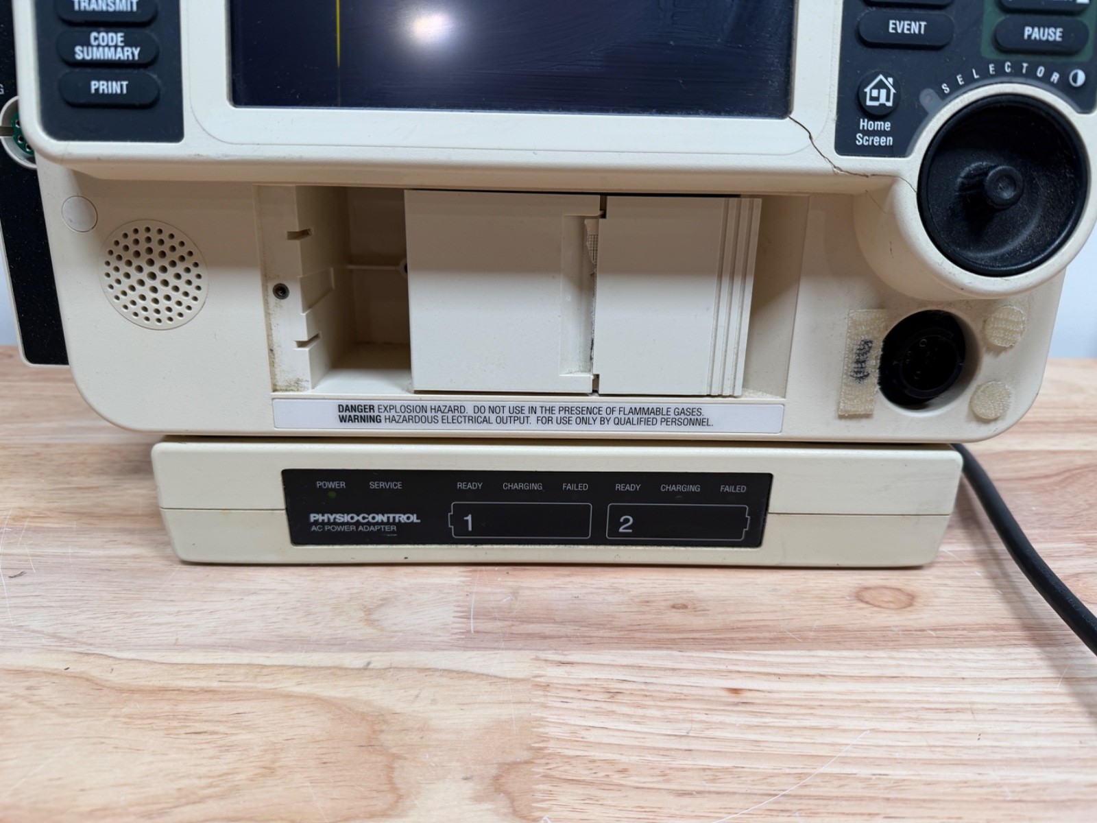 Physio LifePak 12 with AC Adapter Good Condition - Fast Free Shipping!