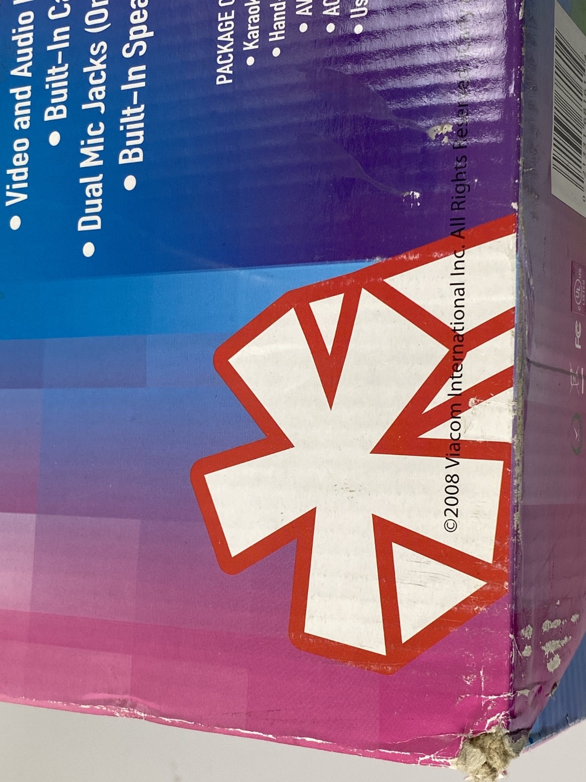 Nickelodeon iCarly Karaoke System Machine CD & Video Lyrics 2010 New Old Stock