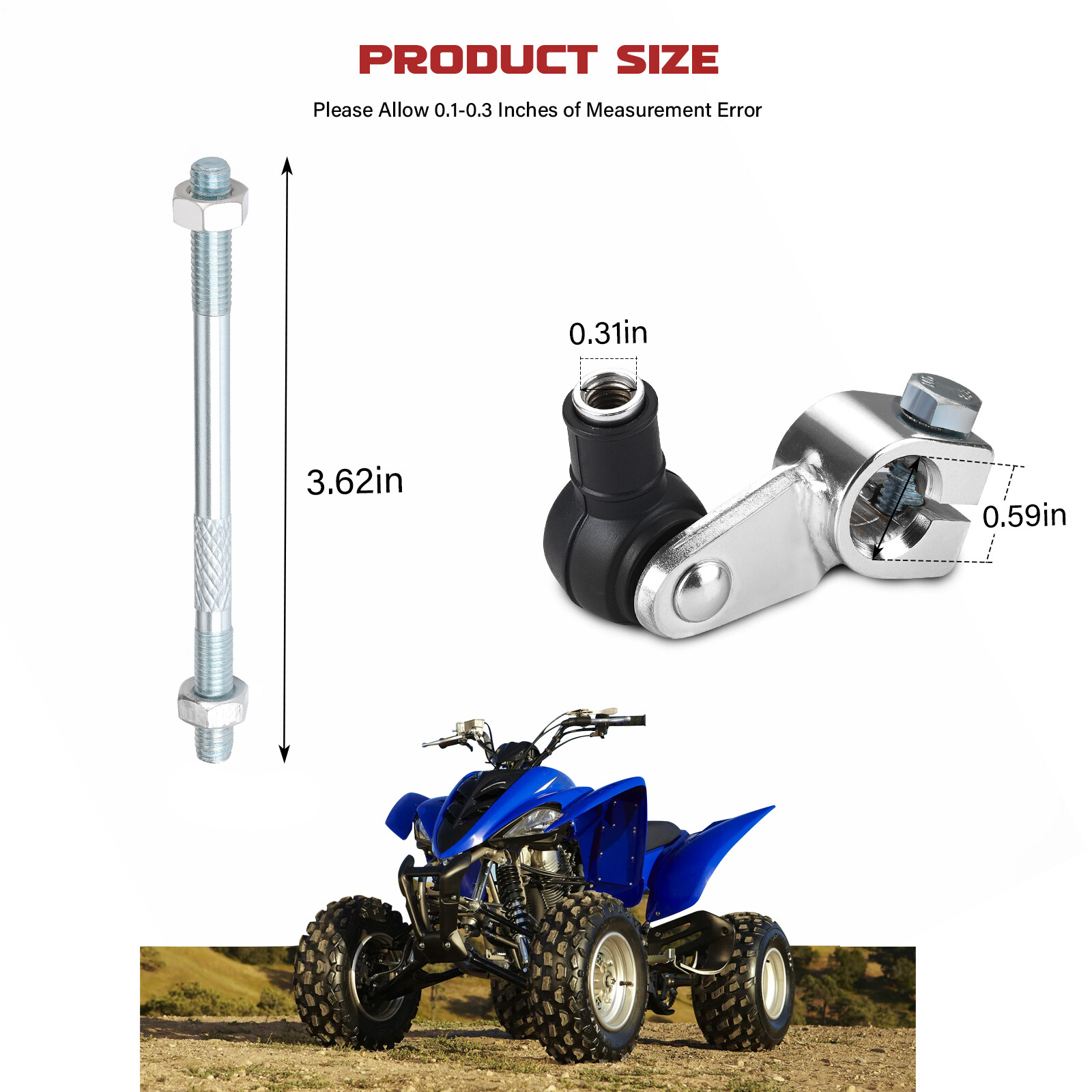 Shift Arm Linkage Cam & Shift Rod for Yamaha Big Bear Wolverine Kodiak 350 400