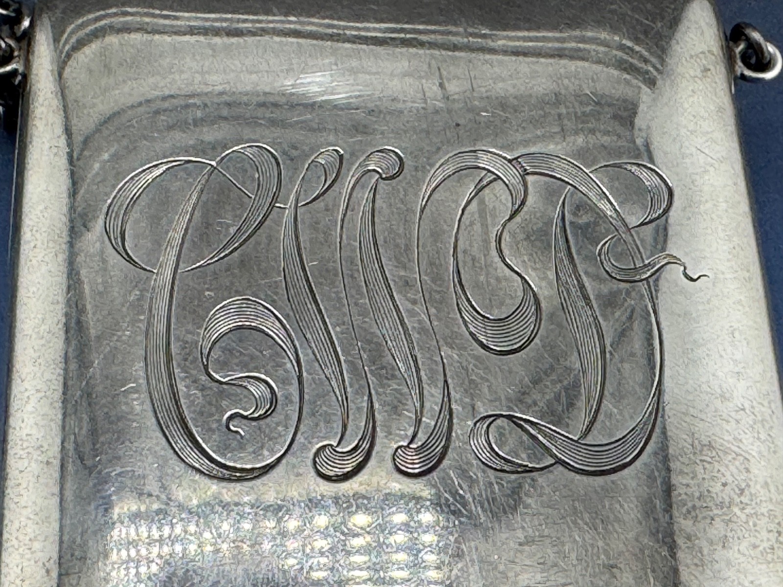 Sterling Silver Purse Art Nouveau Woman with Flowing Dress by Blackington 109 gr