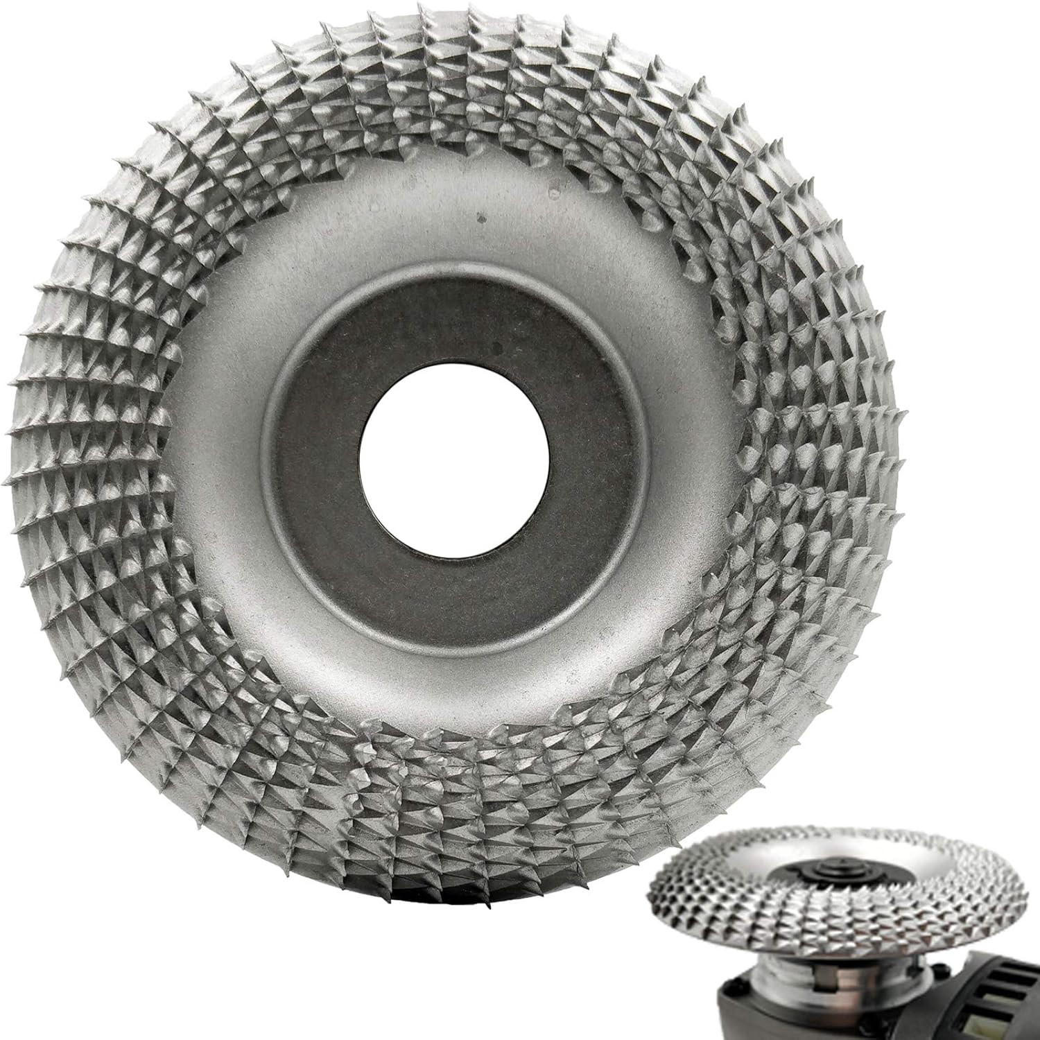 Wood Carving Disc Grinder Shaping Disc 7/8 Inch Bore Wood Tungsten Carbide Grind