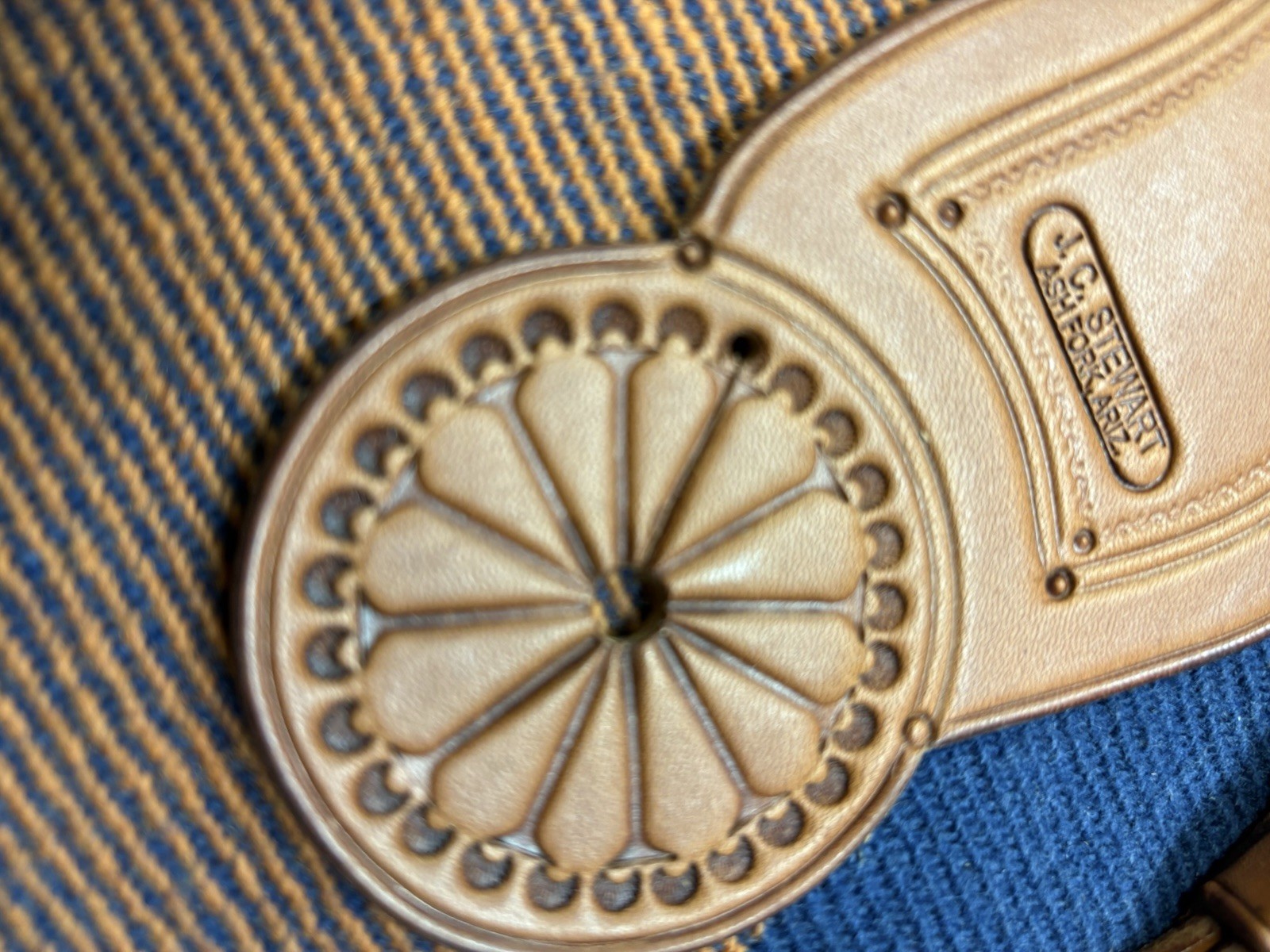 Meanea Style Old West Spur Straps, by Stewart Saddlery of Arizona