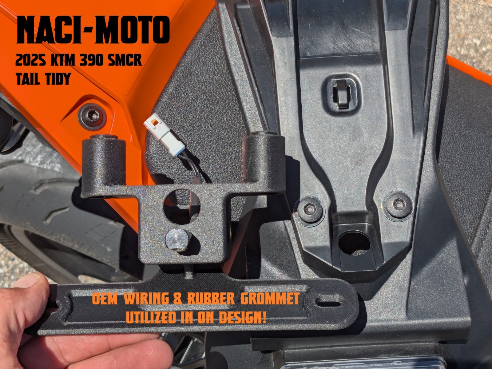 Naci-Moto 2025 KTM 390 V1 SMC R Tail Tidy