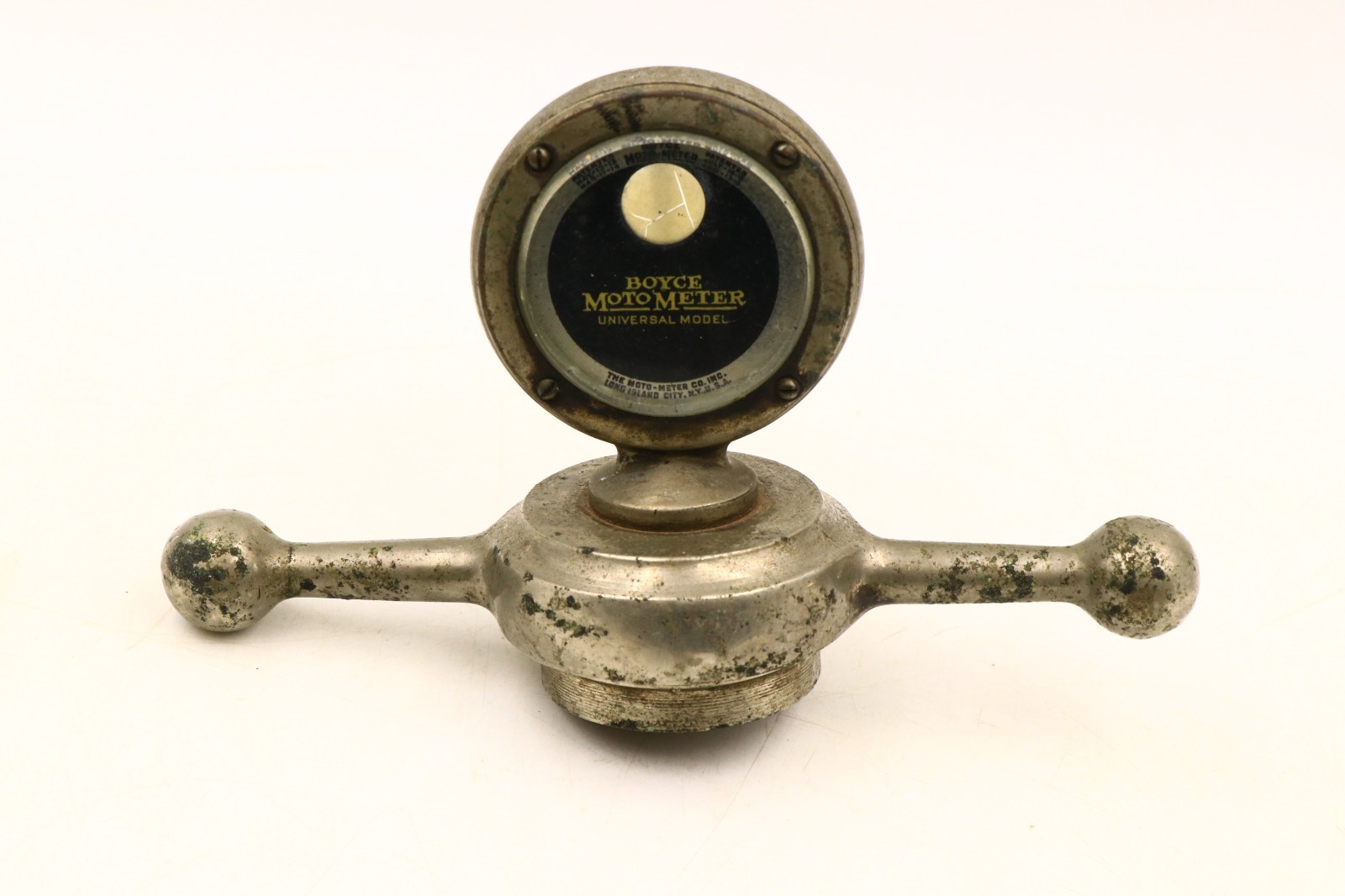 Antique Boyce MotoMeter Universal Model Dog Bone Radiator Cap Gauge Condition!!!