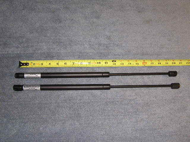 2ea Tanning Bed Support Prop Rod 19.7” 355n 80# Shock Spring Cylinder Lid Lift