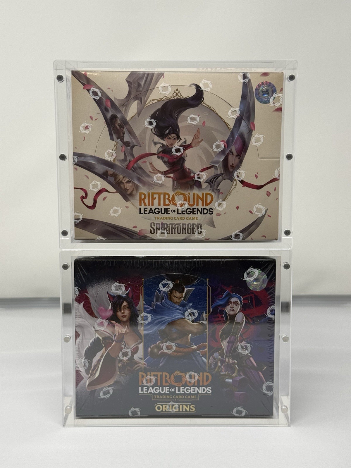 Riftbound Booster Box Acrylic Display Case With Magnetic Top UV-Resistant