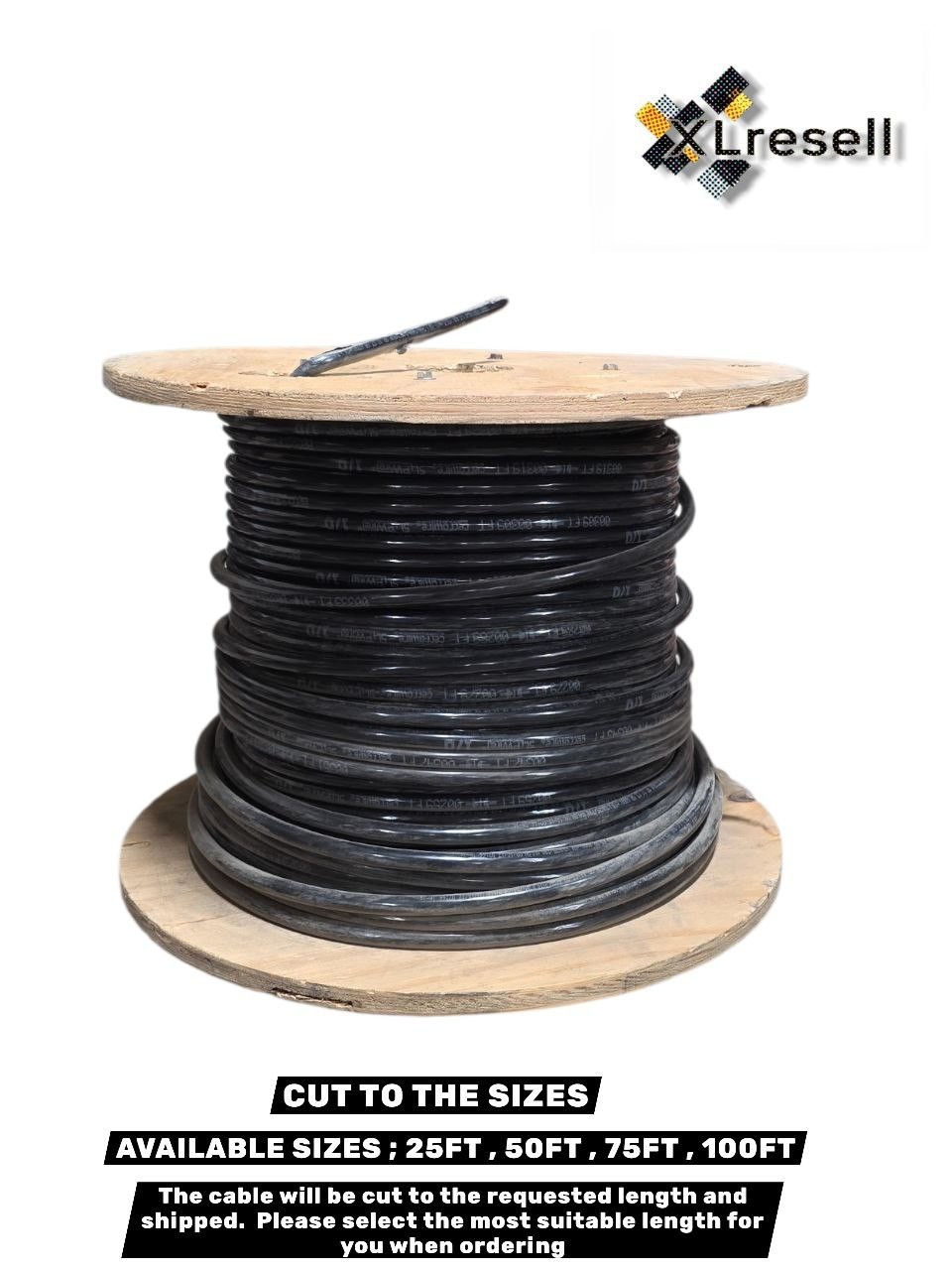 Southwire 1/0 Black Stranded CU SIMpull THHN Wire   !!! VARIATION !!!! #20505402