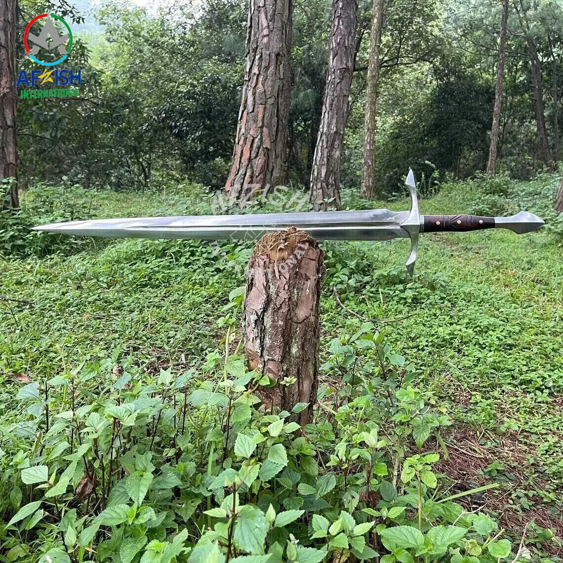 Medieval warrior sword D2 Steel Viking Sword Survival Hunter Sword