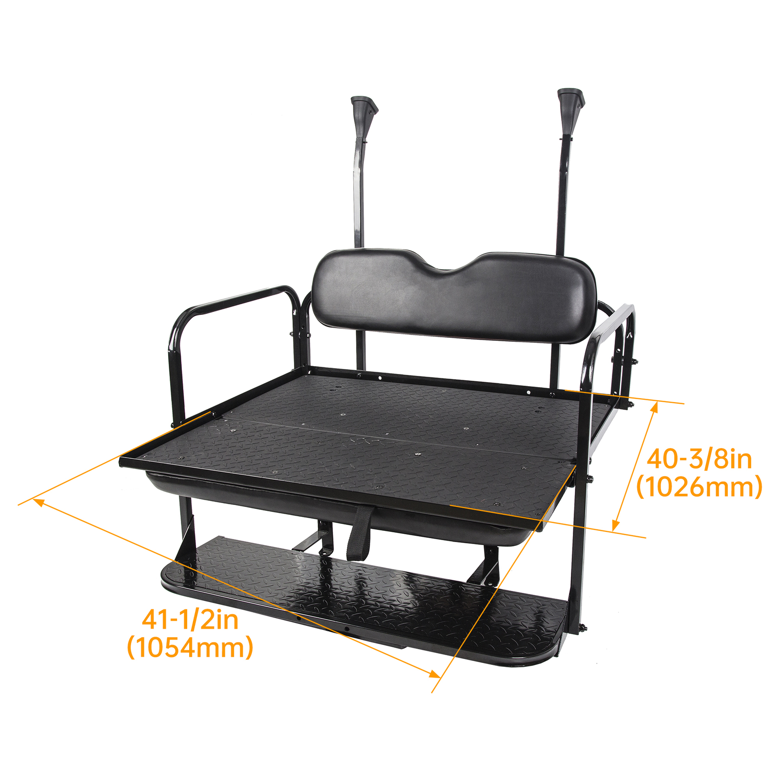 Flip Flop Rear Seat Cushion Kit Folding For 2004-up Club Car Precedent Golf Cart