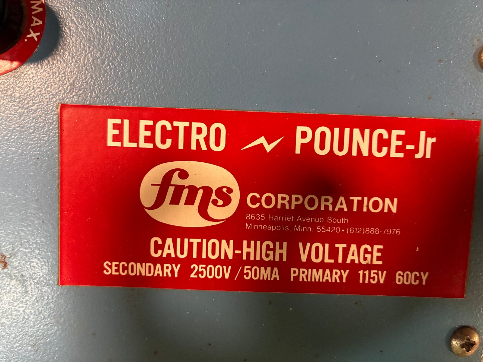 fms ELECTRO Pounce - Jr 1986, For Parts/Not Working