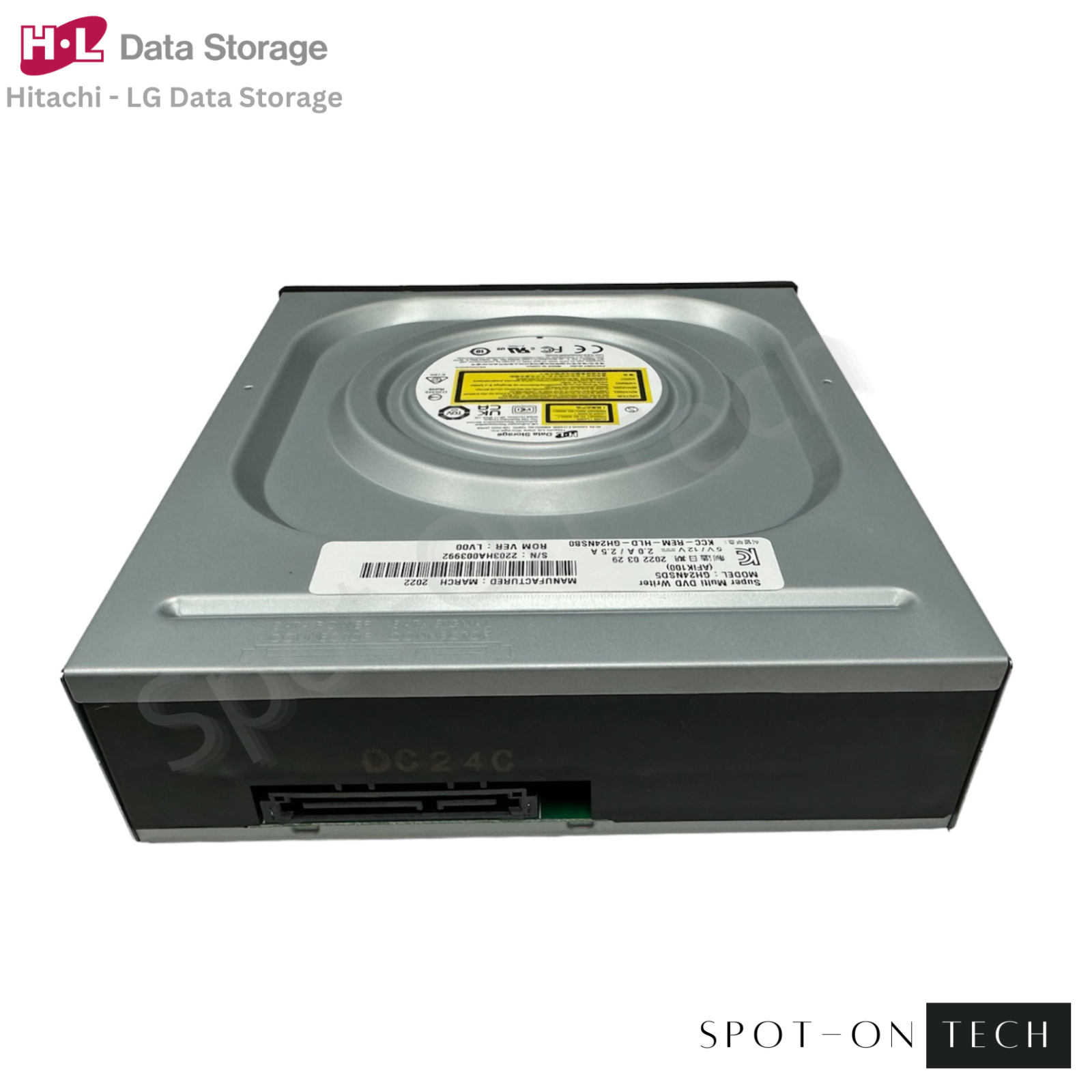 Hitachi - LG Internal SATA 24x DVD CD Super Multi DVD Writer Burner driver MDisc