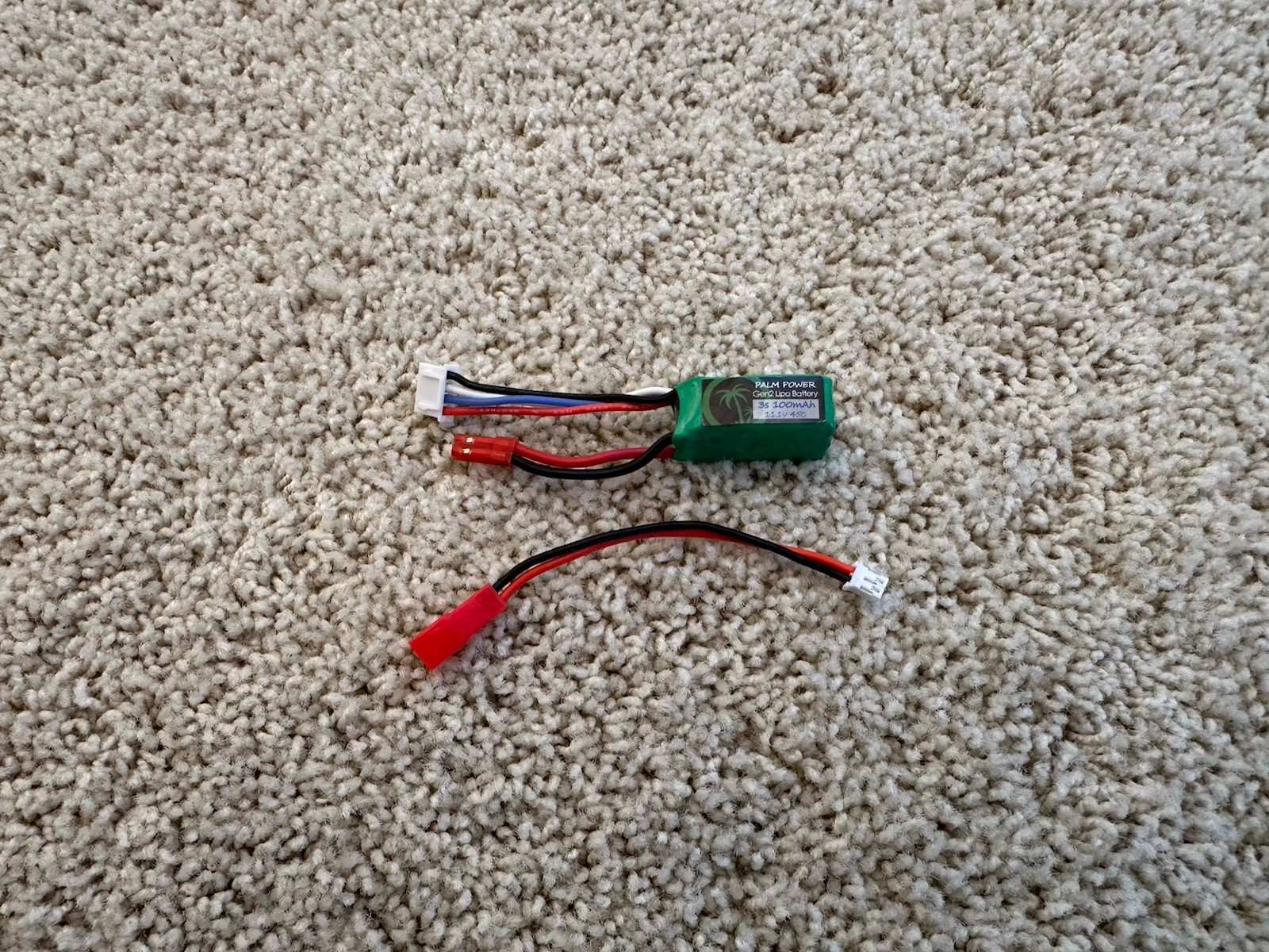 Palm Power LiPo Battery Pack for UPGRADED ELECTRONICS SCX30 3s 100mAh 11.1v 45c