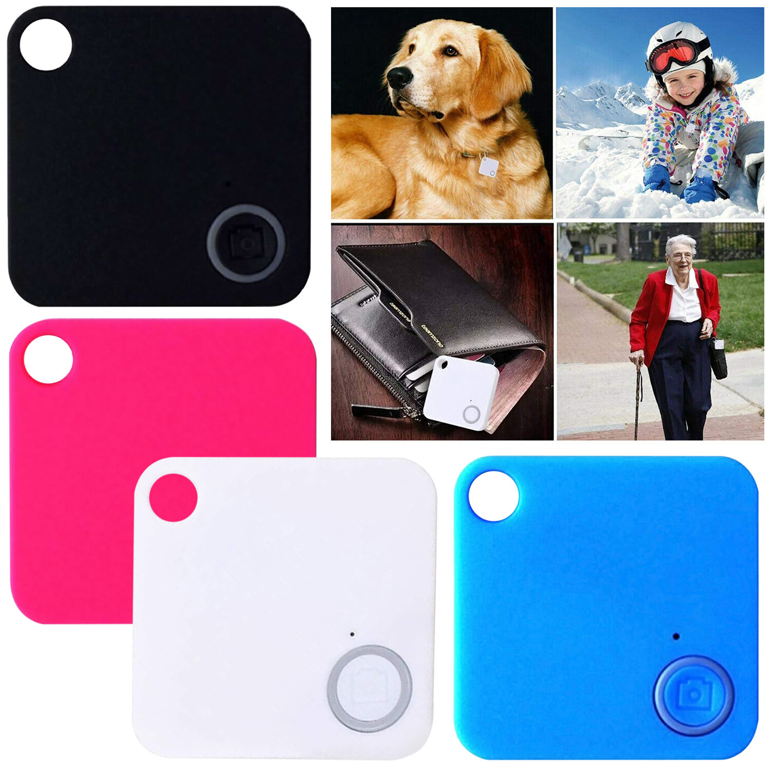 Bluetooth Wireless Anti Lost Tracker Alarm GPS Key Location Finder US