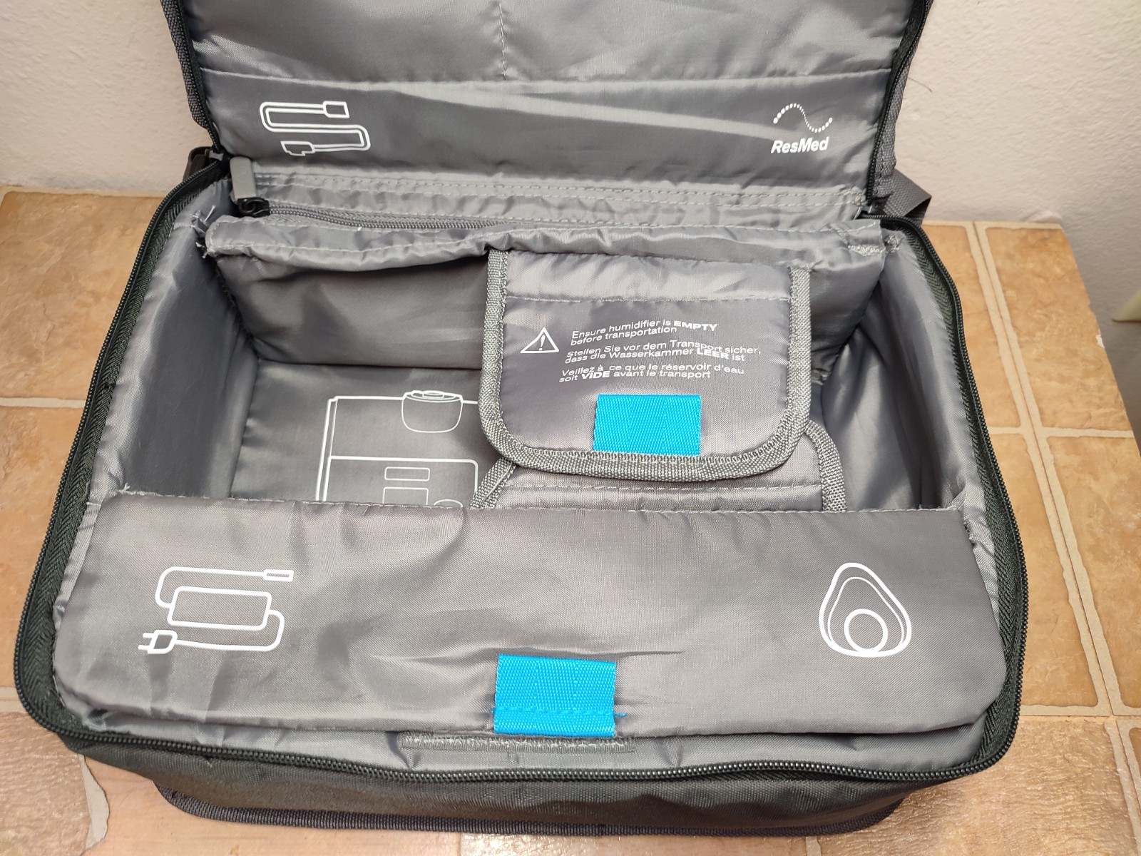 ResMed Accessory Bundle for AirCurve 10 SD Card Power Travel Bag Manual