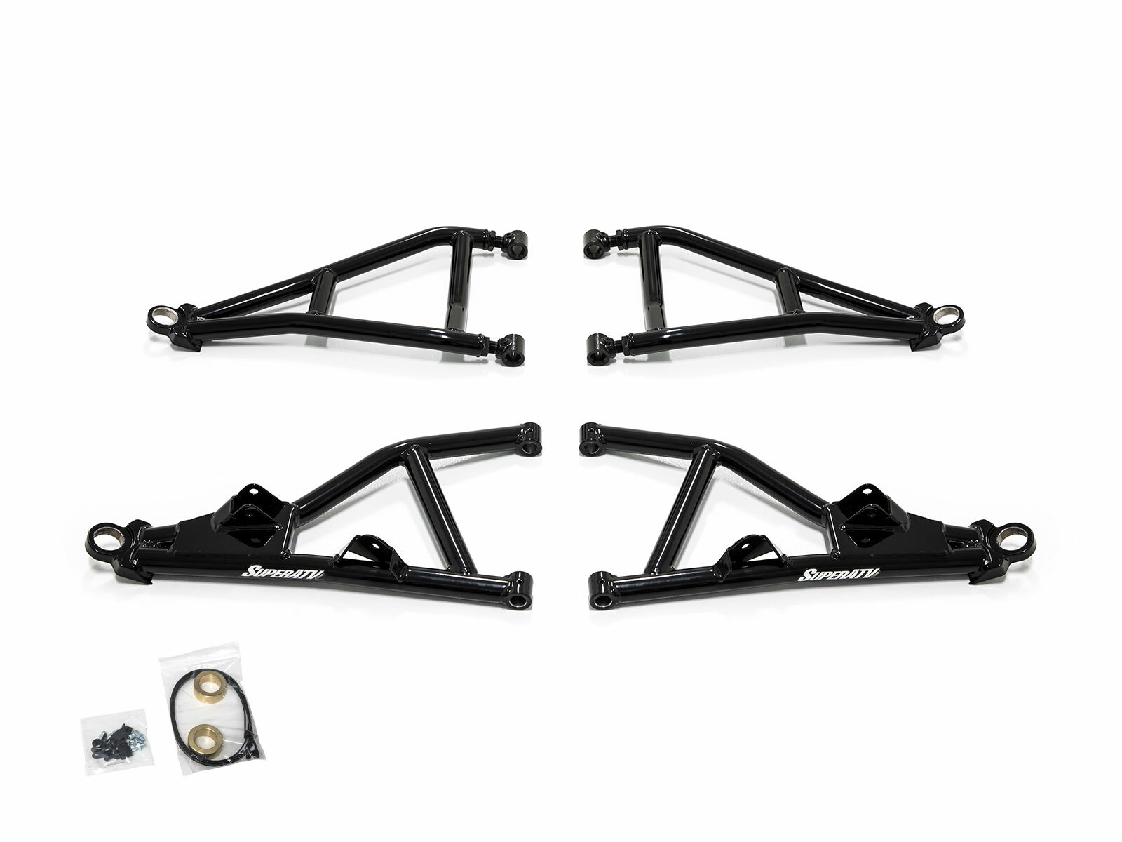 SuperATV High Clearance 2" Forward Offset A-Arms for Can-Am Defender See Fitment