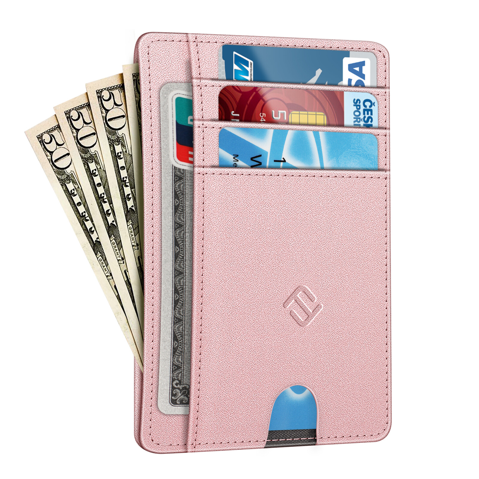 Slim Wallet Secure Men Women RFID Blocking Money Credit Card Holder Wallets