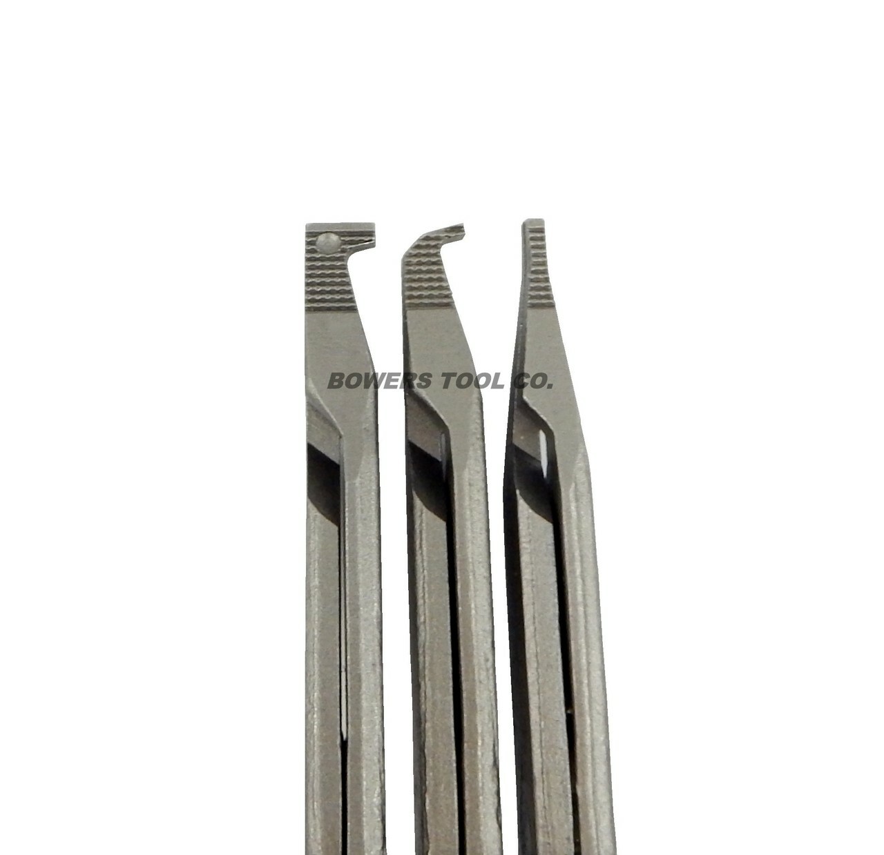 Wilde Lock Ring Pliers Set 3pc Straight Right Angle Thin Bent Curved 9" USA Made