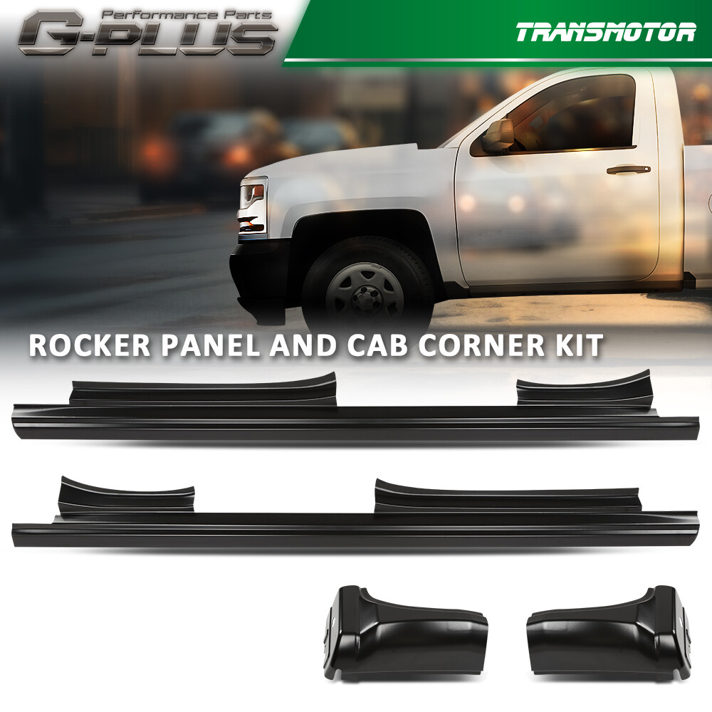Rocker panel and Cab corner Kit for 14-18 Chevrolet Pickup Silverado Double Cab
