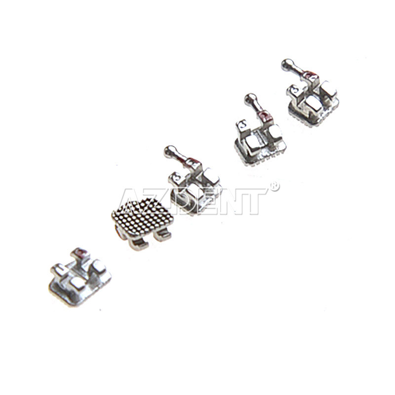 50Sets Dental Ortho Bracket Monoblock Mini 3 4 5 Hook MBT 022 Metal Braces