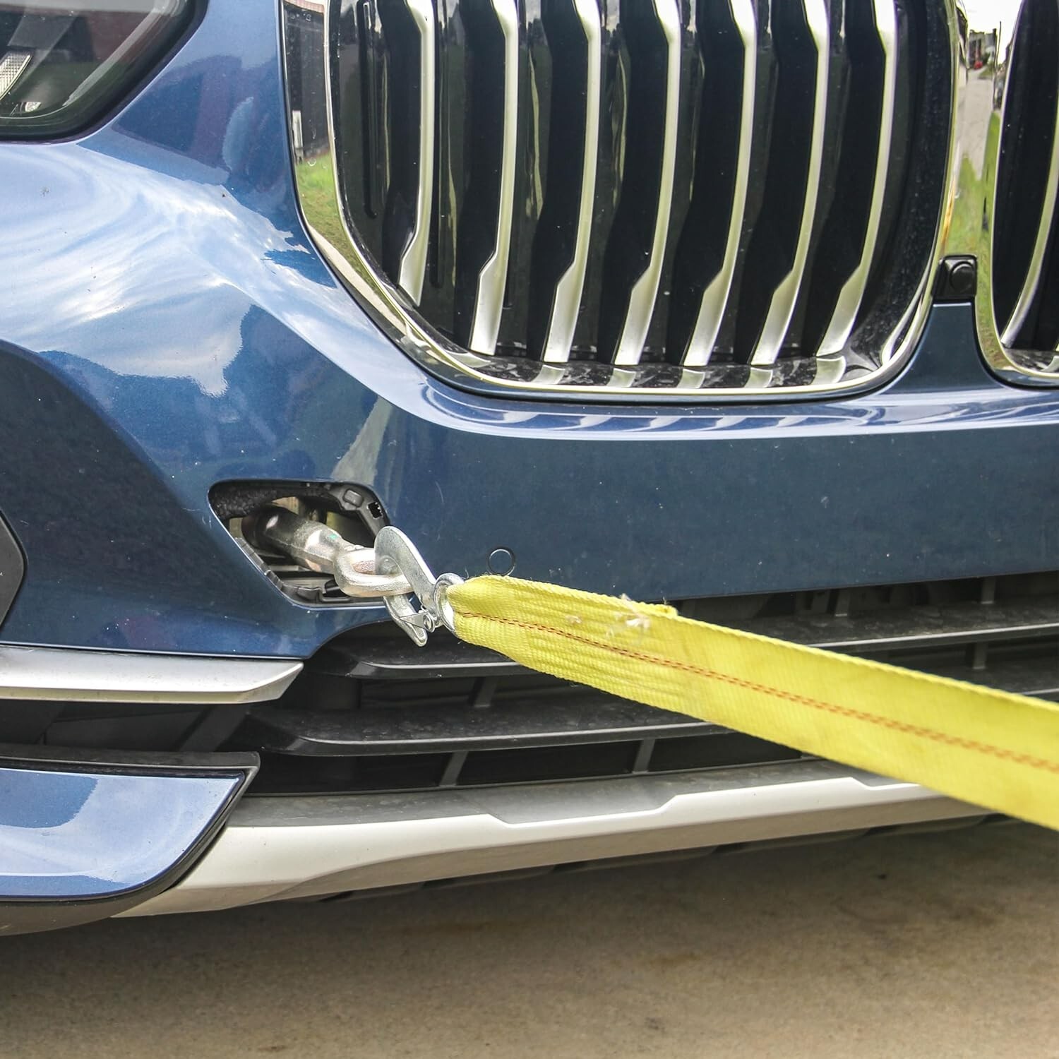 HFS(R) Father's Day 2" x 30 Ft Tow Strap Rope 2 Hooks 10000lb Towing Recovery