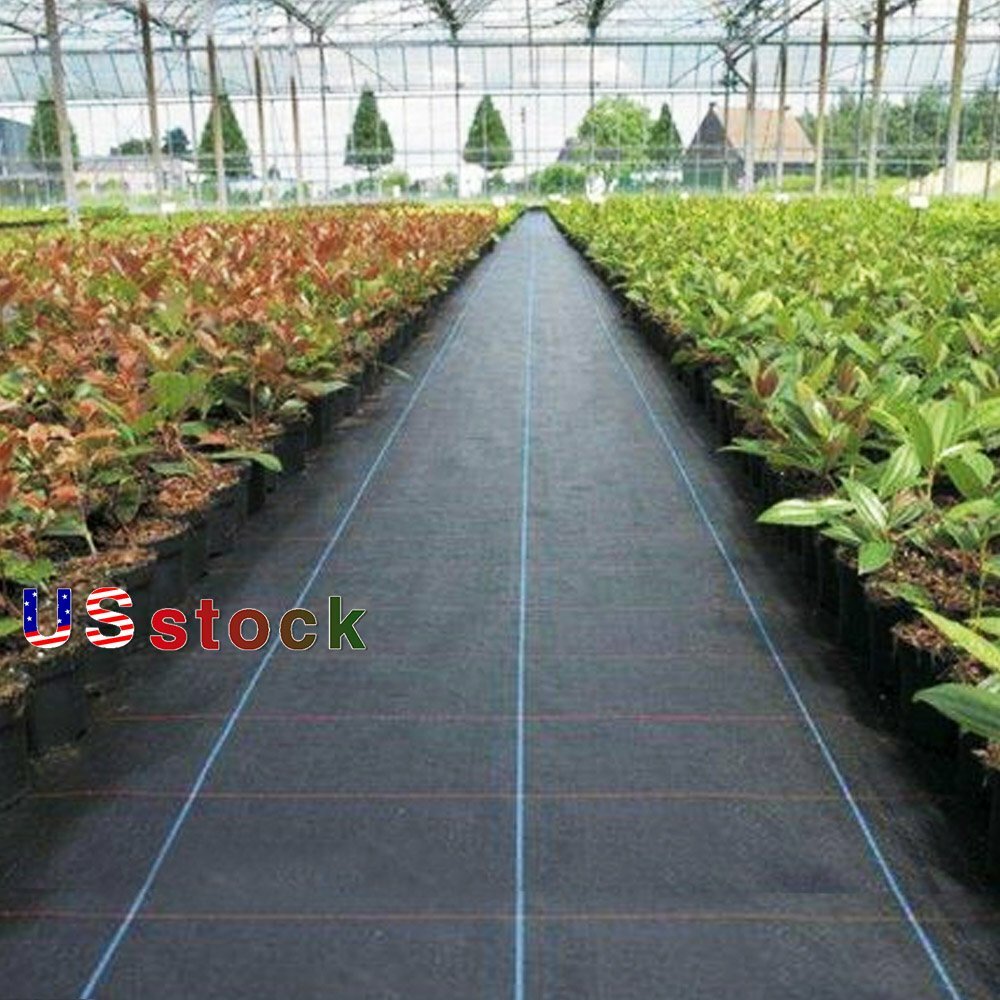 Heavy Duty Weed Barrier Fabric Woven Earthmat Ground Cover Landscape 3.2 OUNCE
