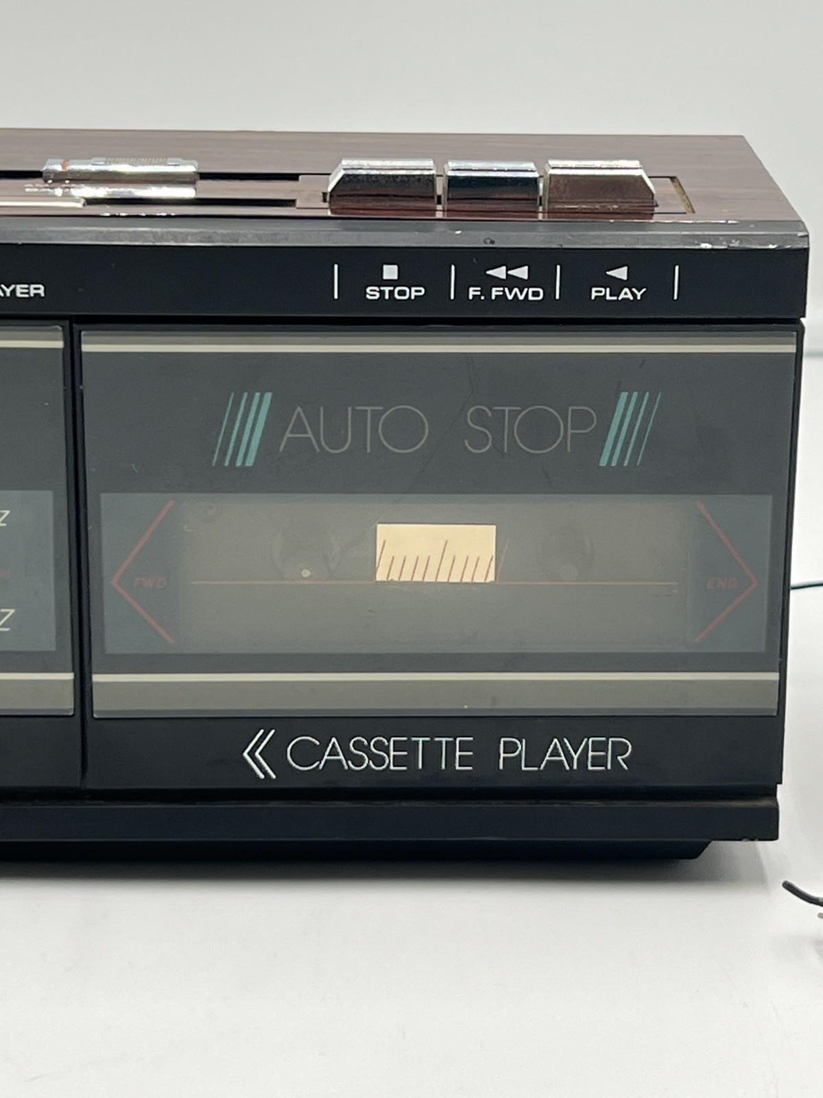 VTG SoundDesign AM FM Radio Cassette Player Alarm Clock 3838WAL Works