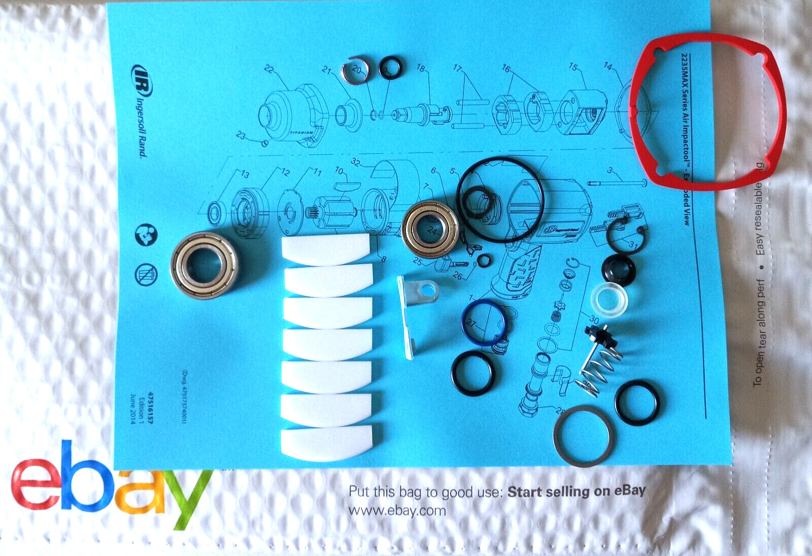 2235 TK1 INGERSOLL RAND 2235 TK1 TUNE UP KIT FOR IR2235QTiMAX AND IR2235TiMAX