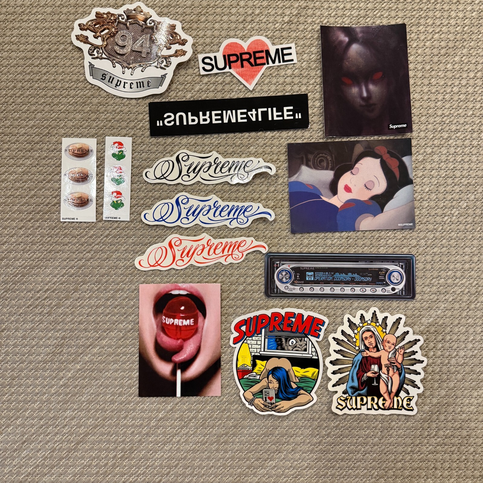 Supreme Stickers 2024/2025 Authentic Bulk Discount