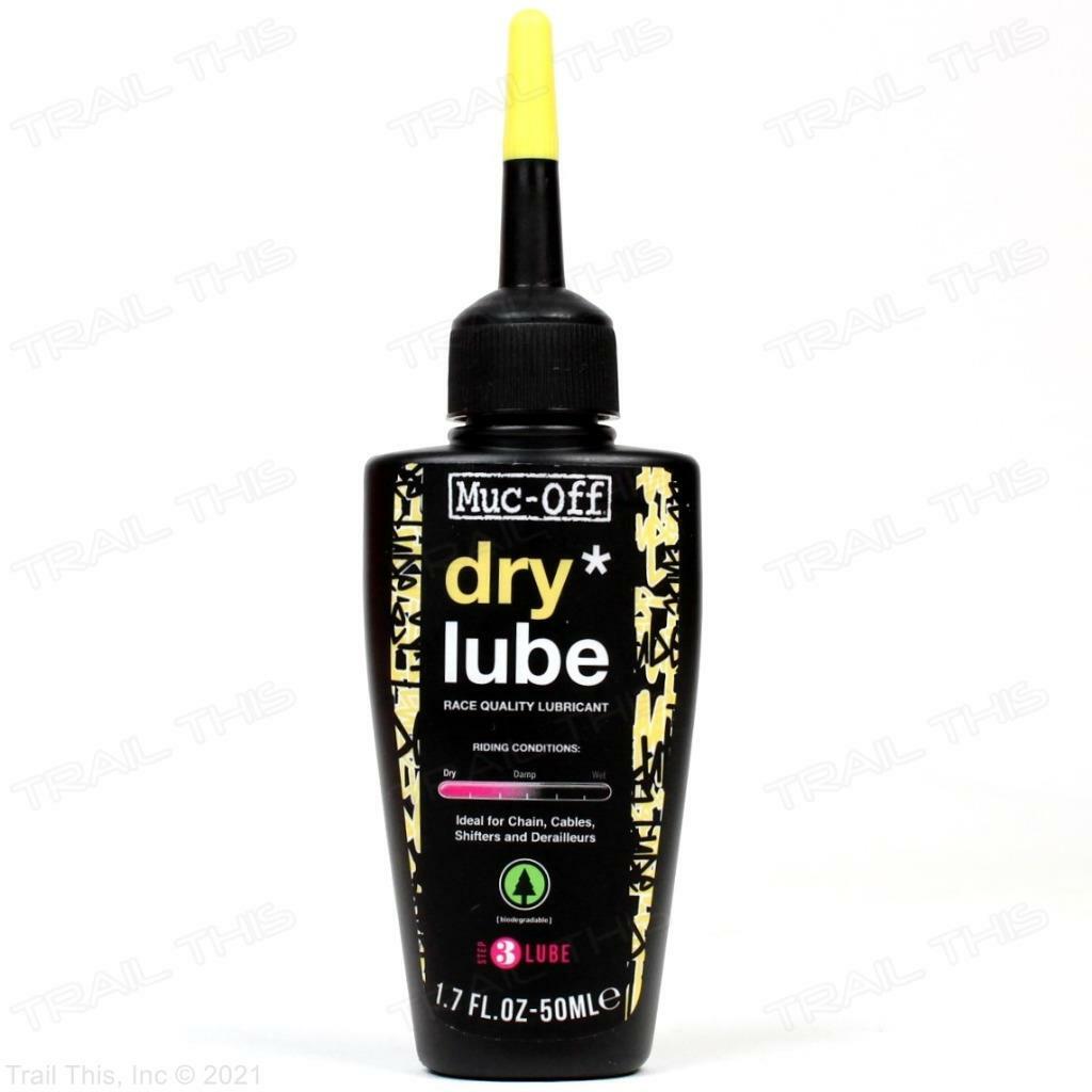 Muc-Off Dry 1.7oz (50ml) Bicycle Chain Lubricant Lube Bottle Road/MTB/CX