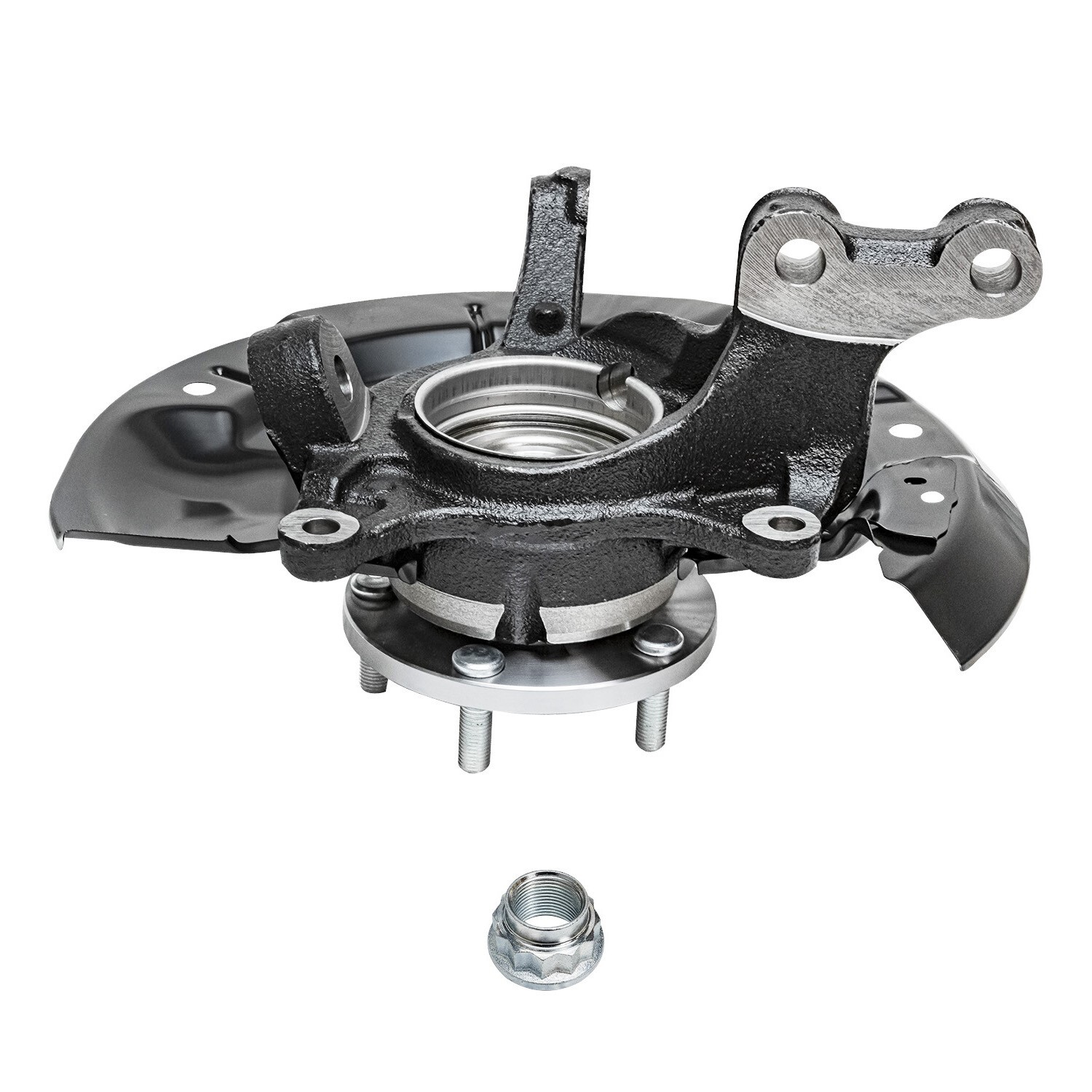 AWD Pair Front Steering Knuckles Wheel Hub Bearings for 2011-2017 Toyota Sienna