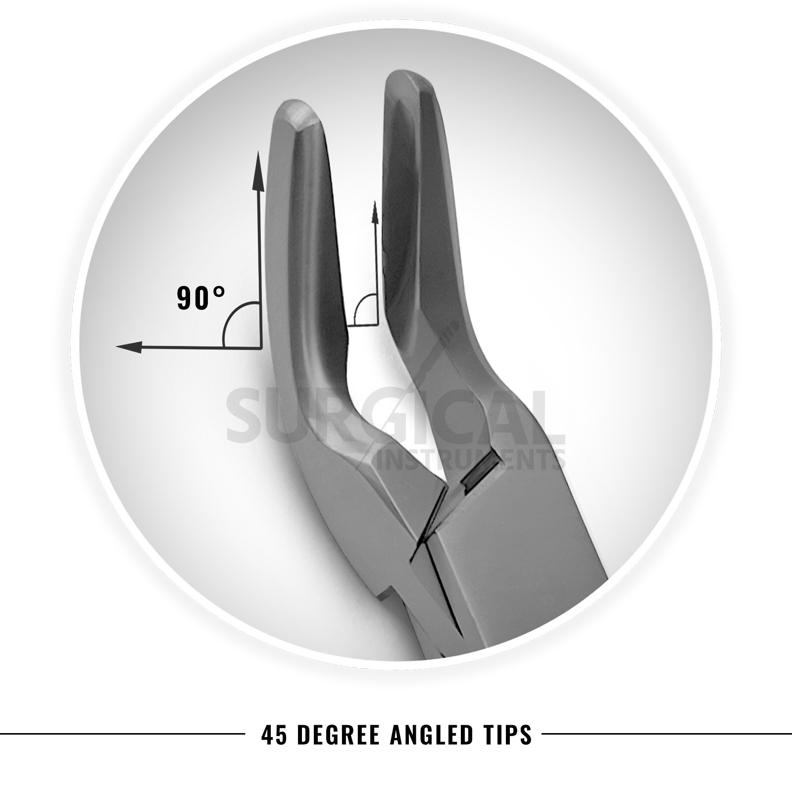 Blumenthal Bone Rongeur 90 Degree 6" Surgical Dental Instruments German Grade