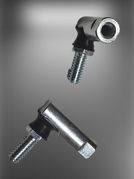 2X Carburetor Throttle 1/4-28 RH Tie Rod, Ball Joint, Linkage End, Dorman 41031