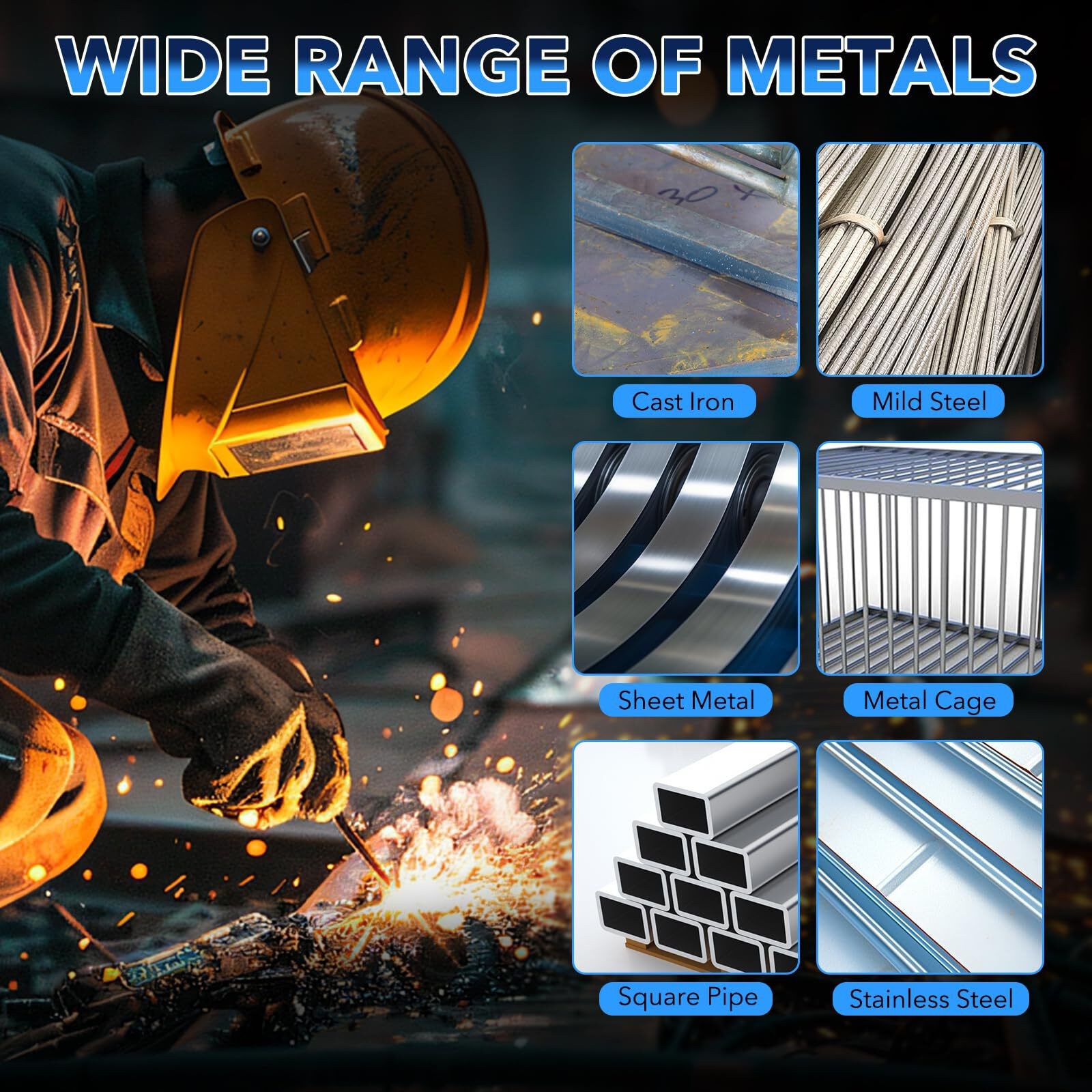 TRQWH 200A Portable Stick Welder 110V MMA ARC Welding Machine with IGBT Inverter