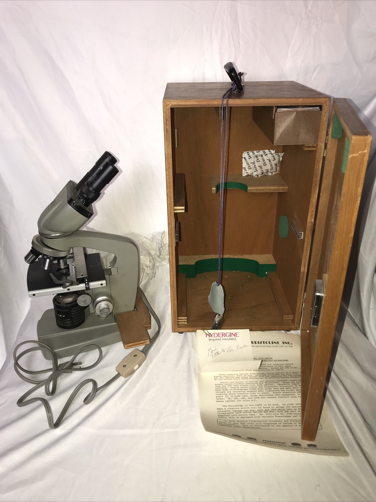 Bristoline Microscope/ Made In Japan