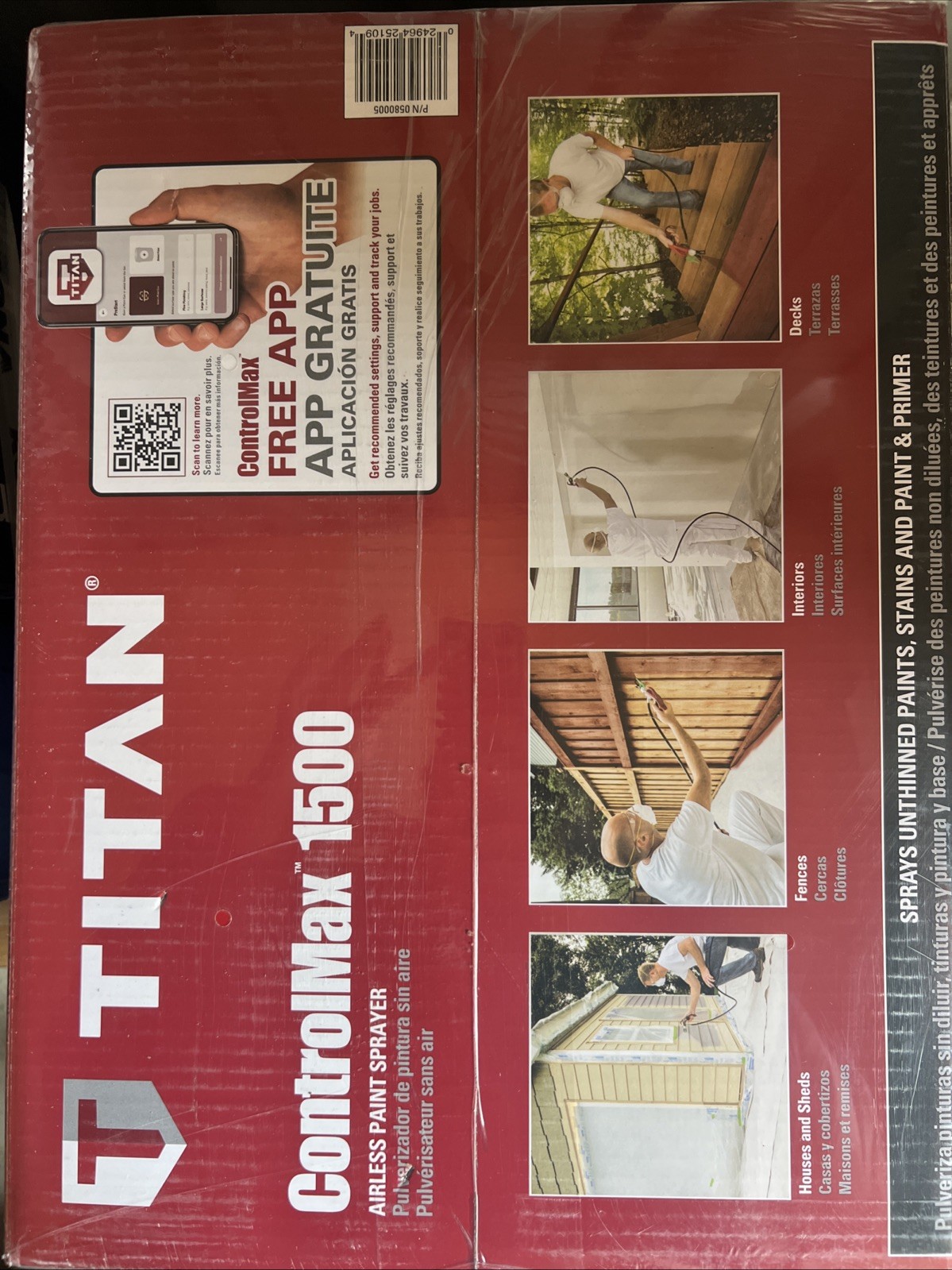 Ttian 0580005 ControlMax 1500 High Efficiency Airless Sprayer