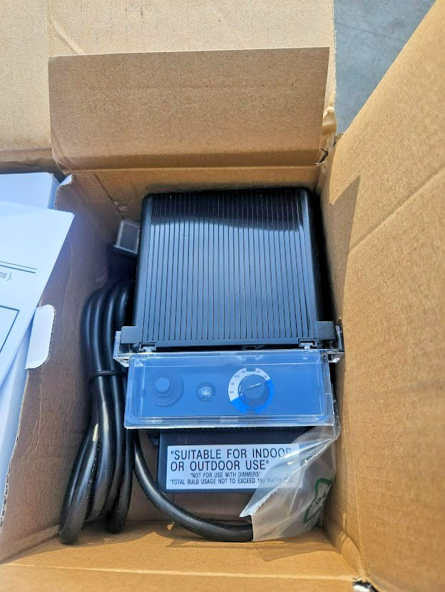 HINKLEY 0150BK DA-150-12W-1 BLACK INDOOR / OUTDOOR TRANSFORMER