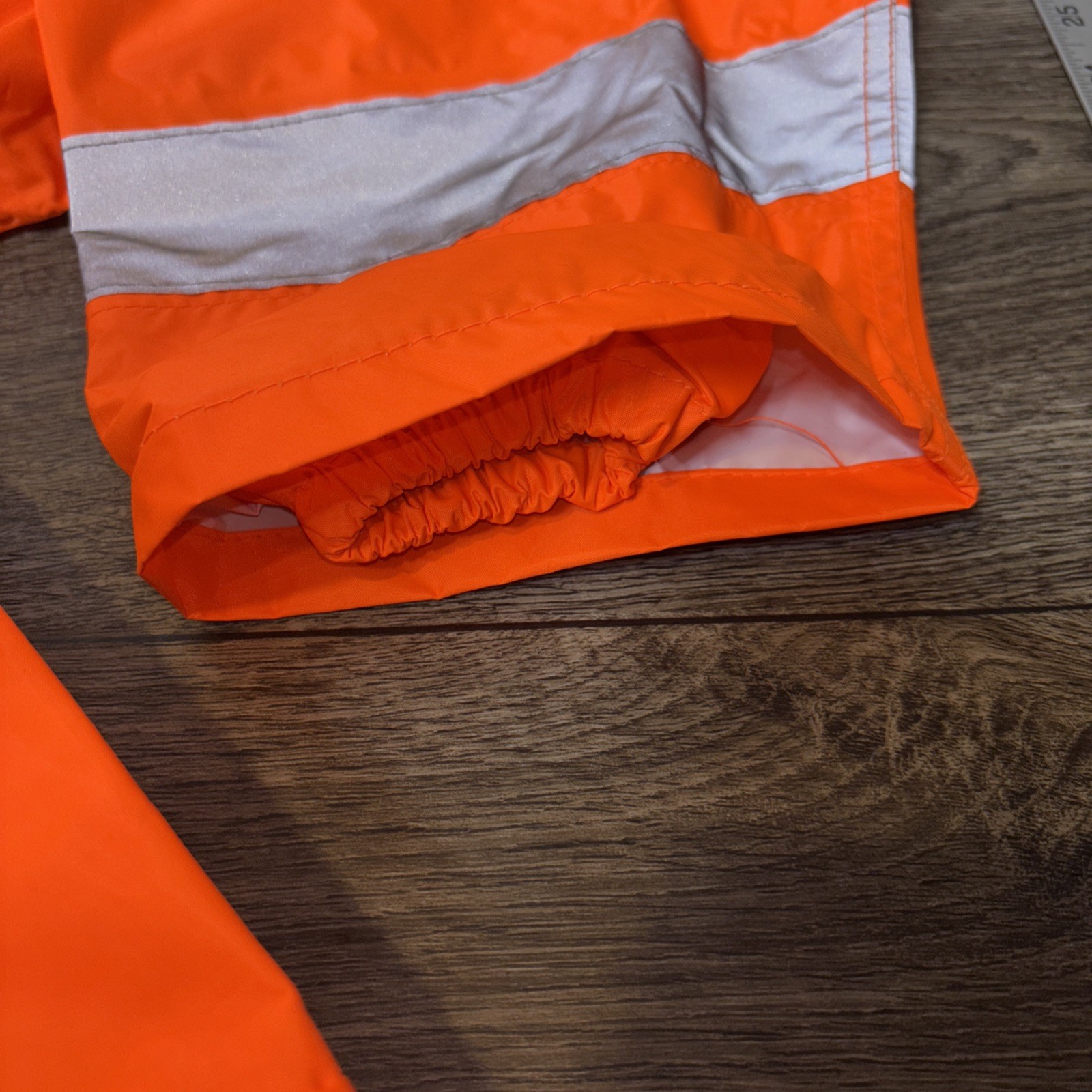 Portwest UH440 Hi-Vis Orange Rain Jacket XL Reflective Work Safety Logo