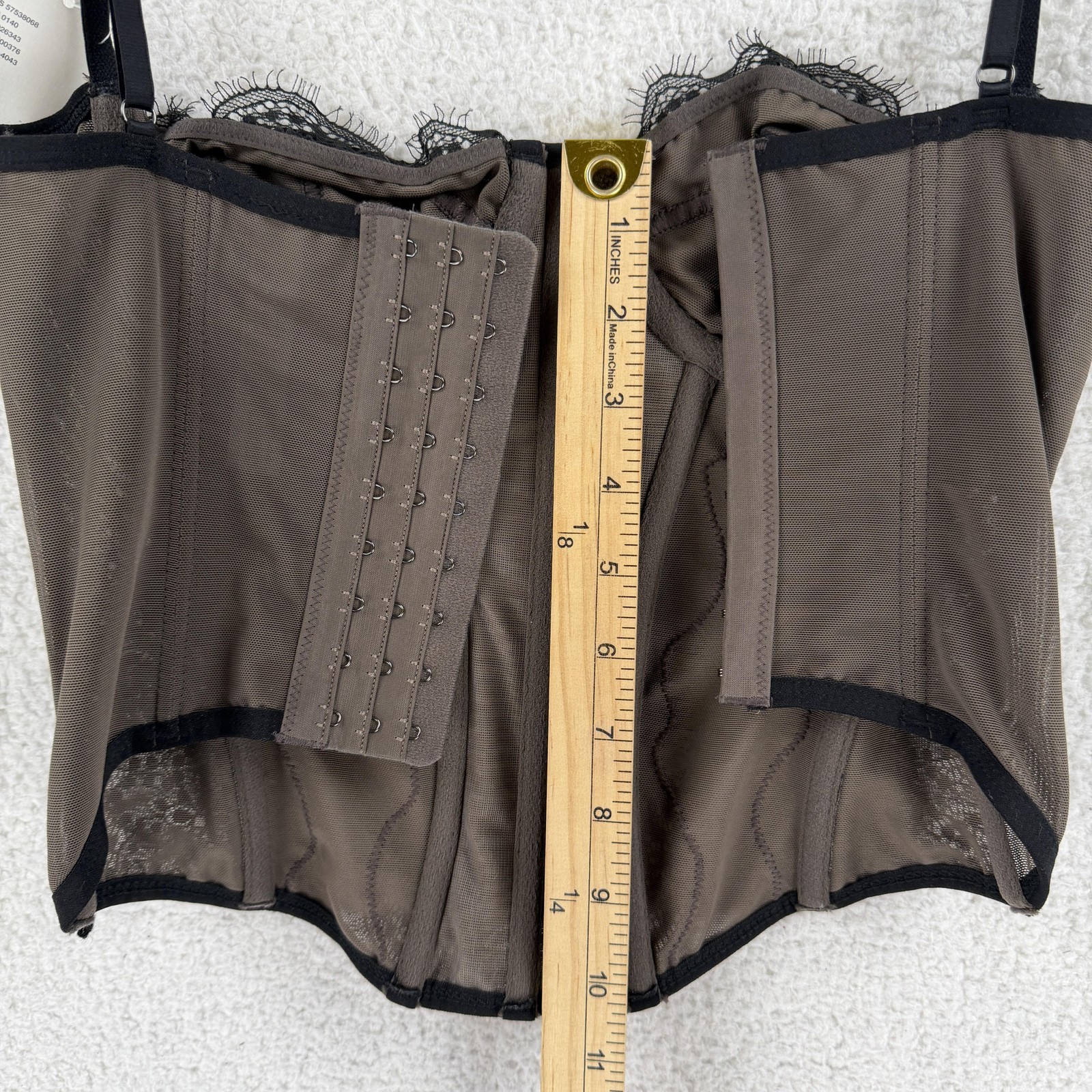 Urban Outfitters Bustier Womens Medium Black Lace Corset Top Out From Under NWT